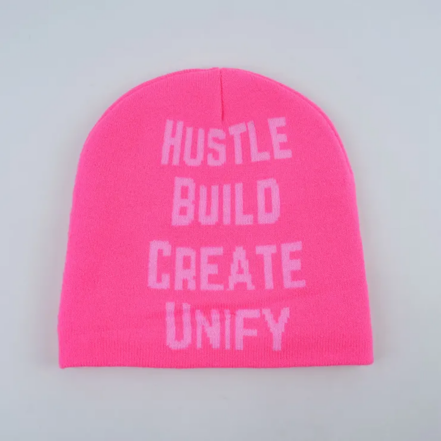 The pink satin HBCU Beanie